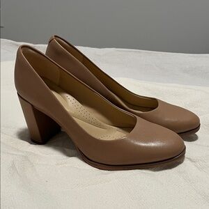 Clark’s leather heels